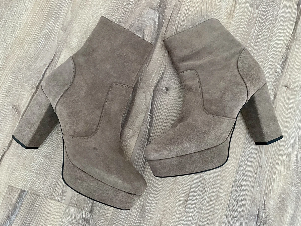 Topshop grey ankle boots sale