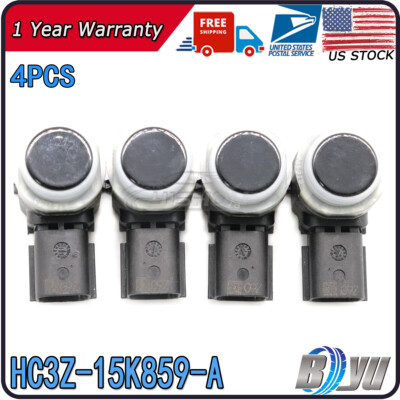 4PCS Parking Reverse Aid Sensor & Retainer Bracket for Ford F-250 F150 16-18 US