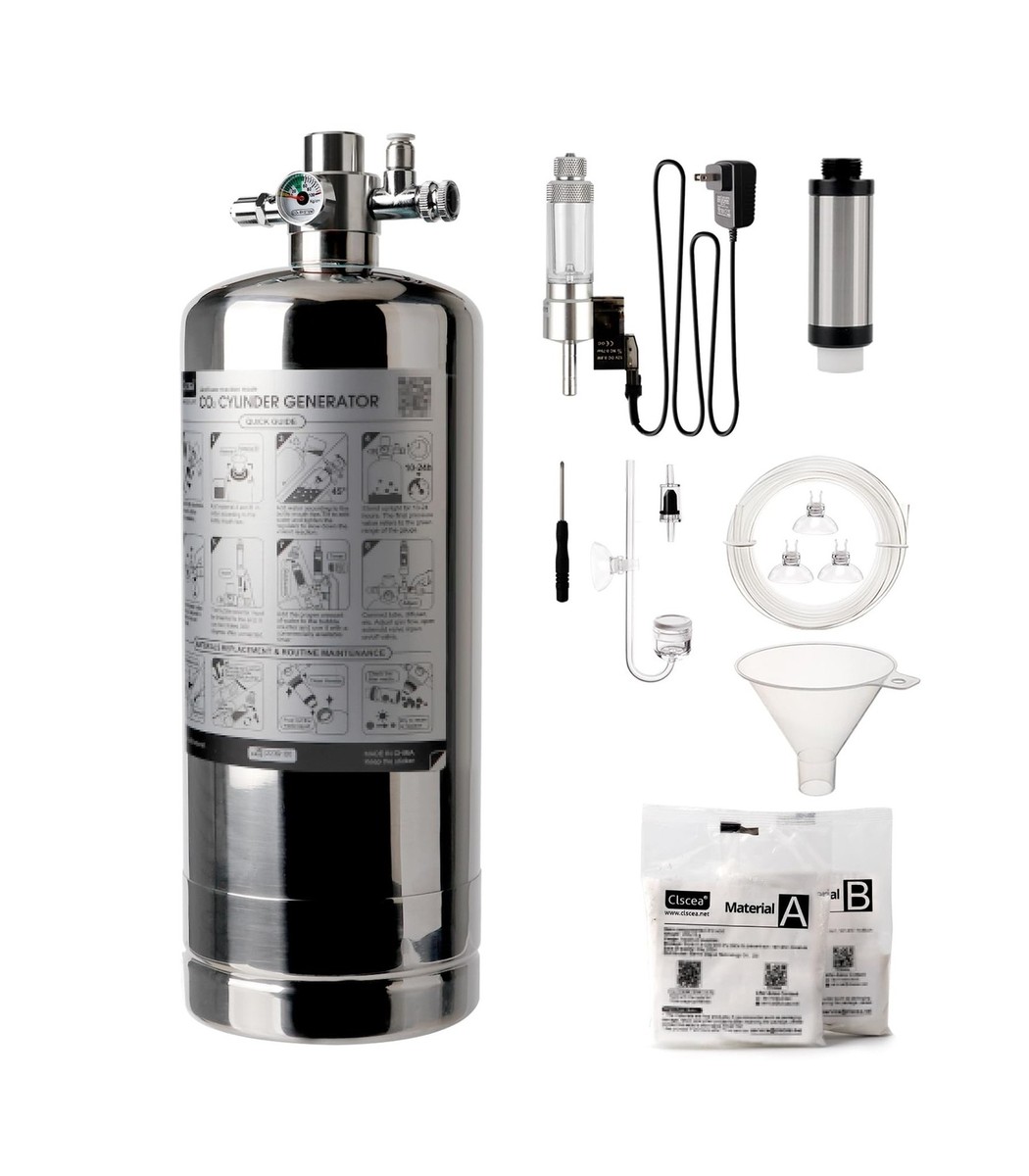 4L Aquarium CO2 Generator Complete kit with 600g +600g raw