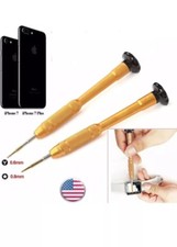 2pcs 0.8mm Pentalobe 0.6mm Y Tip Tri-point Screwdriver For iPhone 7, 8G Plus, XS