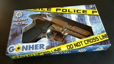Gonher Capgun, Smith & Wesson M39 Nachbau, etwa 1:1, neu OVP, Spielzeug / Deko