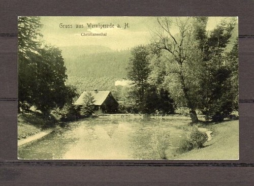 AK Wernigerode 1908 Christianenthal bef.n. Oranienburg (B37)