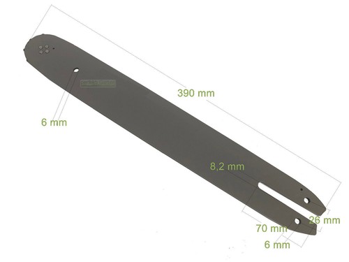 35 cm / 1,3 mm / 3/8" / 50 TG Schwert + 4 Ketten für Stihl 023 MS 230 Sägek - Bild 2 von 6