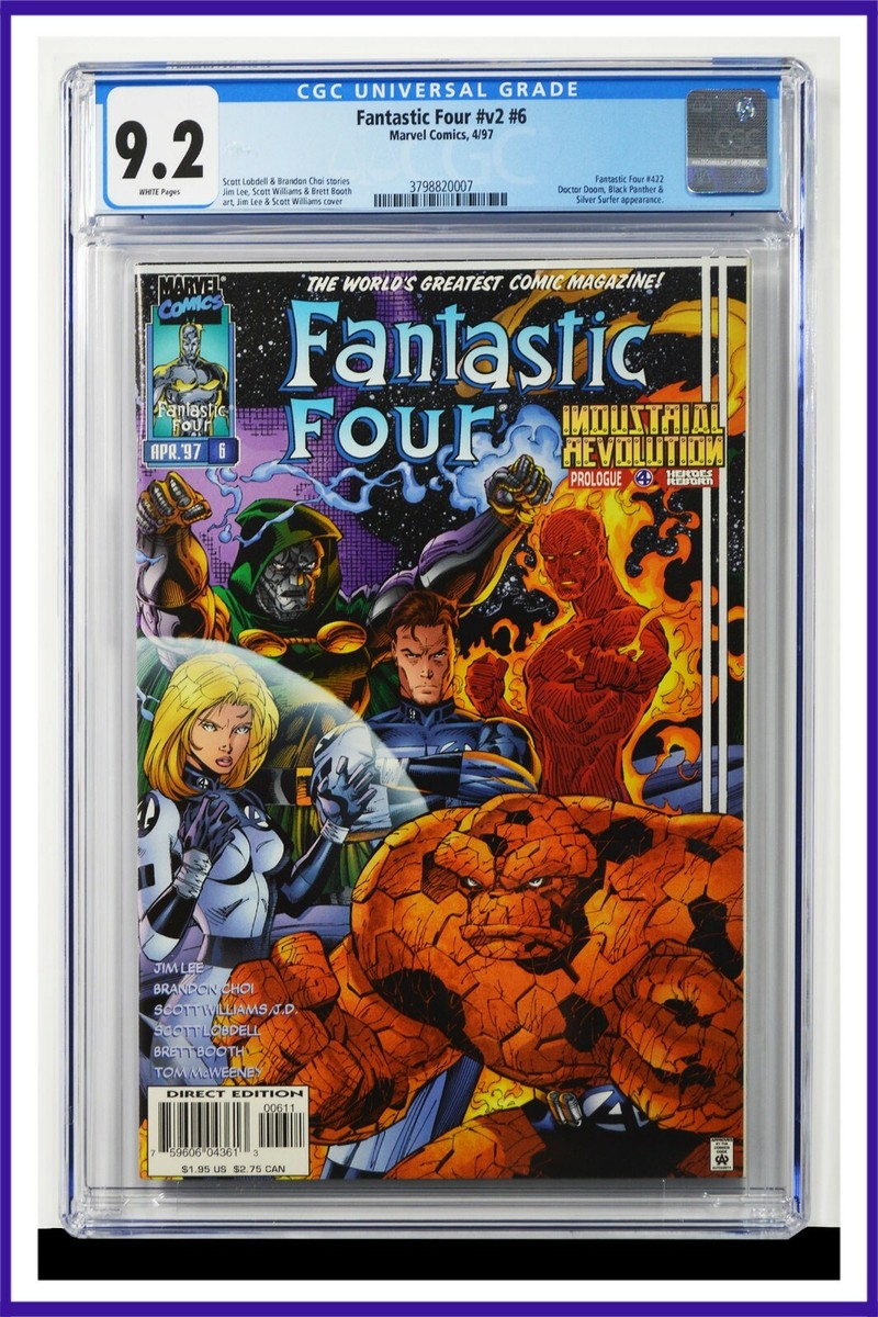 Fantastic Four #v2 #6 CGC Graded 9.2 Marvel April 1997 White