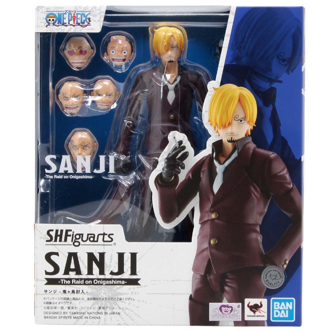 コミック・アニメ SHFiguarts SANJI Bandai S.H.Figuarts The Raid on Onigashima One Piece Sanji