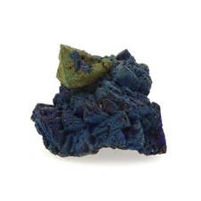 Chessylite ( Azurite ) + Cuprite. 36.2 ct. Chessy-les-Mines, France. Rare.