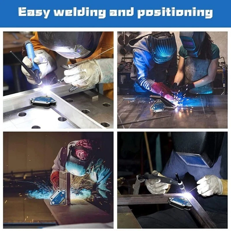 28lb Magneti per Saldatura, Supporto Magent Resistente, 4Pz 3" Resistenza Forte Magn - Immagine 3 di 4