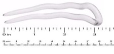 Parcelona French Mystic Medium 3" Cellulose Chignon U Shaped Hair Pins Set of 2