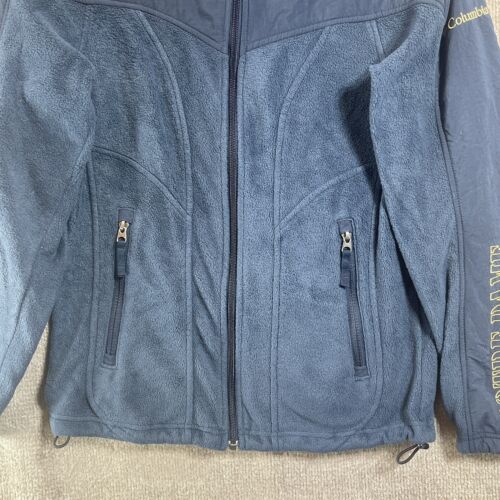 Giacca Notre Dame Fighting Irish donna piccola Columbia blu pile full zip - Foto 5 di 18