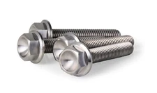 M8x40 Flanged Titanium Screw 6AL4V Aerospace Grade 4 pieces