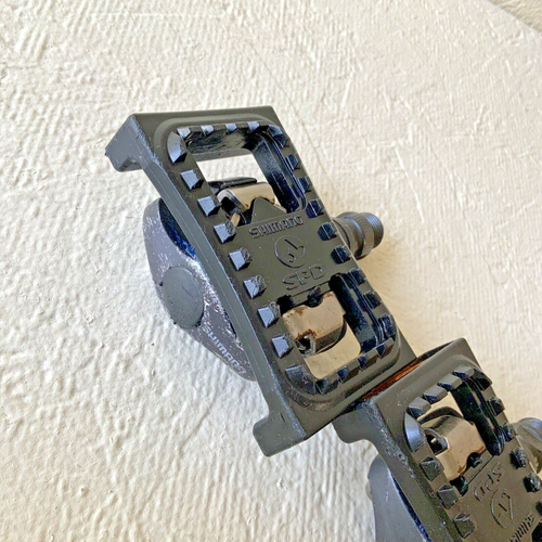 SHIMANO SPD / PLATFORM CLIPLESS PEDALS A535 NO CLEATS - Picture 5 of 8