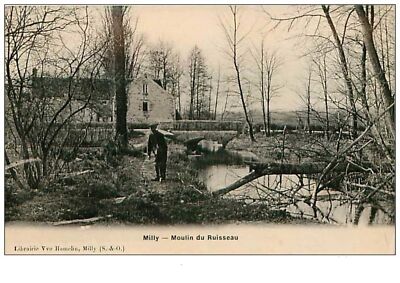 91 Milly Nr. 1568 Mühle Am Bach