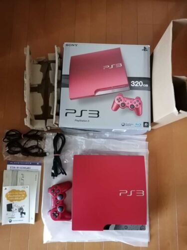 Sony PlayStation 3 (320GB) Scarlet Red CECH-3000BSR Console Sony - Picture 1 of 7