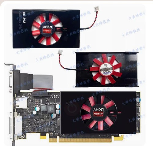 Grafikkarte Lüfter für AMD Radeon R7 350X 240 R5 340X ### - Bild 2 von 5