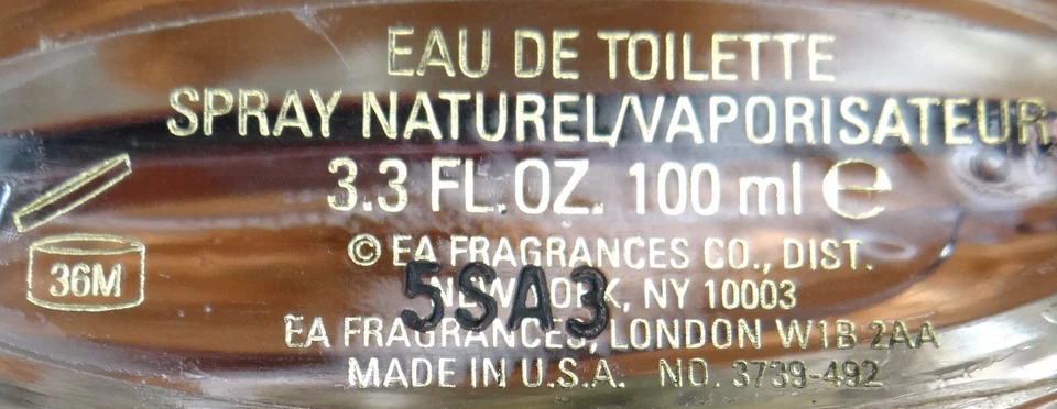 Perfume True Love EDT Elizabeth Arden De Colección Años 90 3.3 OZ 100ml Polvo Floral Leñoso Foto 4 de 4