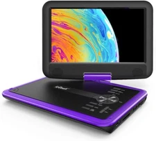 ieGeek 11.5" Portable DVD Player HD Swivel Screen Region Free ,Support AV-in/Out
