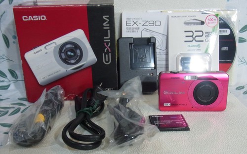 Casio EXILIM EX-Z90,3x,2.7in,12MP,pink Excellent from JAPAN Casio USED - Picture 2 of 24