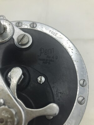 Vintage PENN Super Mariner No.49 Fishing Reel w/Torpedo Bakelite