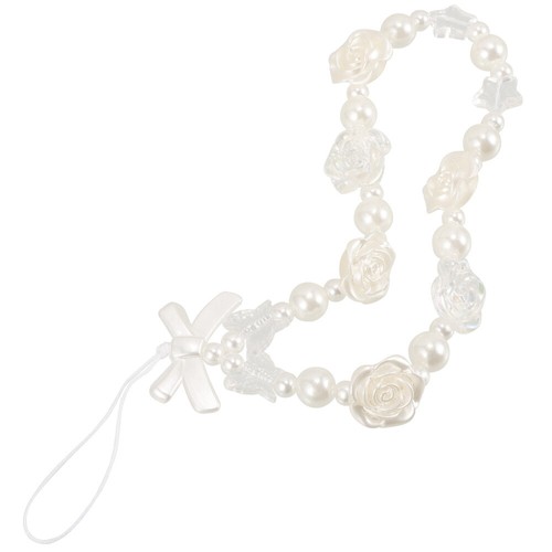 Pearl Mobile Phone Chain Cellphone Lanyard Imitation Charm Strap - Zdjęcie 5 z 12