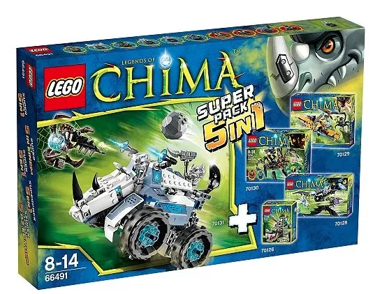 LEGO Legends of Chima 66491 Super Pack 5 in 1 New Original Packaging value Pack