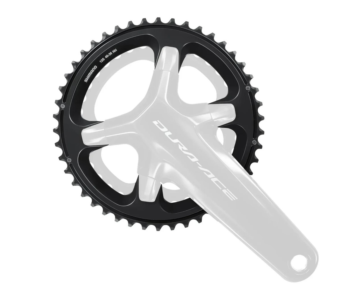 Shimano FC-R9200 / FC-R8100 12 Speed 46T NH Chainring For 46