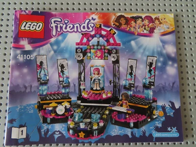 LEGO 41105 Pop Star Show Stage   kpl. +  Anleitung + Figuren - Bild 1 von 4