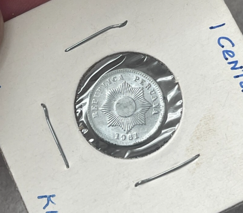1961 Peru 1 One Centavo L2
