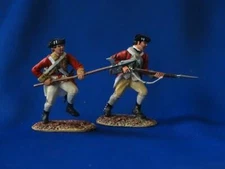 CORD-RA0092 - British NCO and Trooper Advancing (2 Figures) - AWI - Conte - 60mm