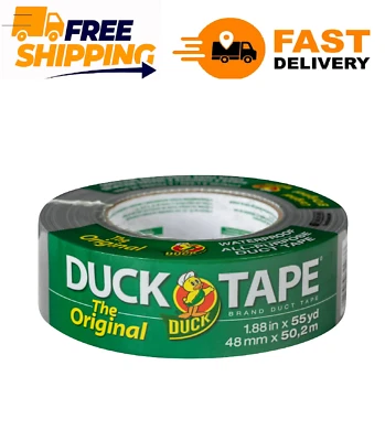 The Original Duck Tape Brand Duct Tape, 1.88 in. x 55 yd., Silver