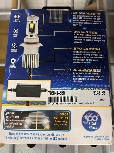 Putco Nitro 360 Replacement Fog Lights with Dual Color H9 - Picture 2 of 3