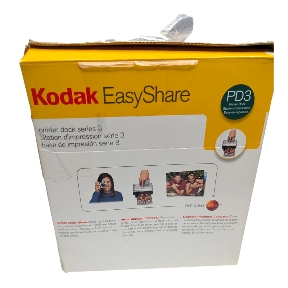 Kodak EasyShare PD3 Photo Printer Doc Series 3 Print One Touch TESTED