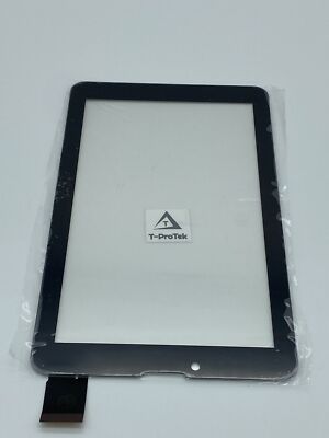 Schwarz Touchscreen Digitizer Glas Ver.2 Komp. mit Prestigio MultiPad PMT3037_3G