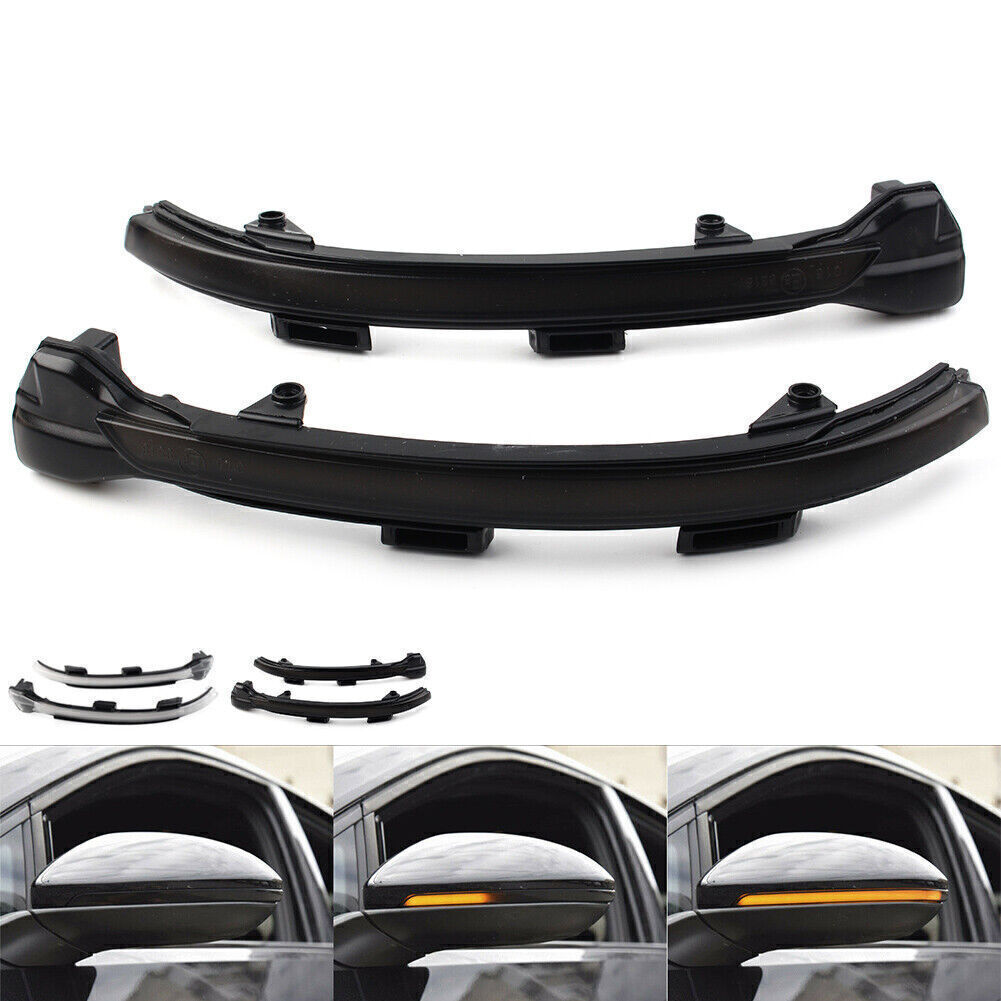 Pair LED Dynamic Turn Signal Light Mirror Indicator Lamp For VW Golf MK7 US