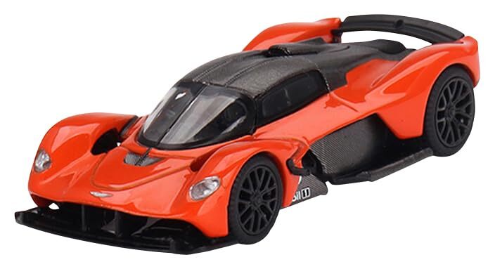 MINI GT 1/64 Aston Martin Valkyrie Maximum Orange Completed Model