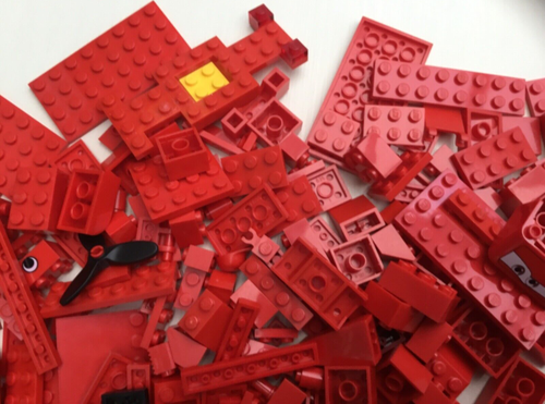LEGO Bundle - Job Lot of Bricks Plates Parts & Pieces - RED - Picture 3 of 7