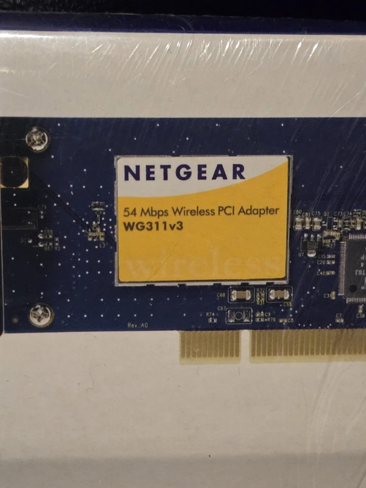 NetGear Wireless WiFi Card PCI Adapter 54Mbps WG311v3 - Image 4 of 4