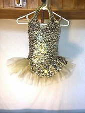 Gold Sequin Youth Ballet Short Tutu