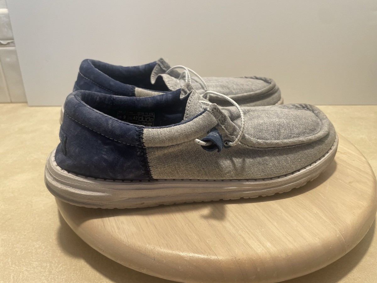 Hey Dude Men\'s Wally Funk Tie Dye Casual Shoe in Grey Amazon.com: HEYDUDE Men main image 2