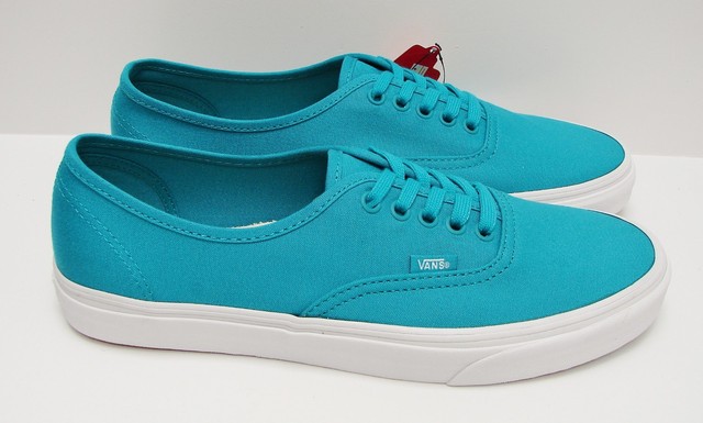 vans authentic skate shoe turquoise mono