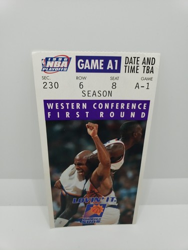 NBA Playoffs 1996 Round One Phoenix Suns vs San Antonio Spurs Charles Barkley A1 - Bild 3 von 14