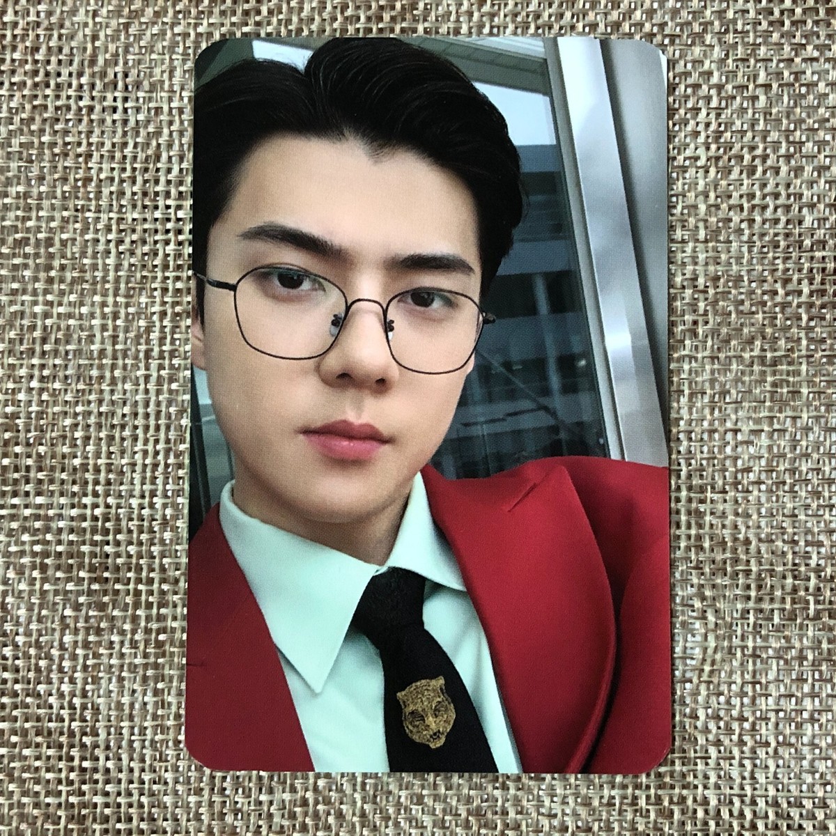 EXO SC SEHUN [ What A Life ] Official Photocard, 1st Mini Green