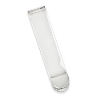 925 Rhodium Flashed Silver Mirror Polished Money Clip on sale 925 Rhodium Flashed Silver Mirror Polished Money Clip on sale
