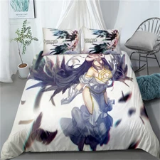 Overlord Albedo Single Double Queen King Size Bed Quilt Doona Duvet Cover Set