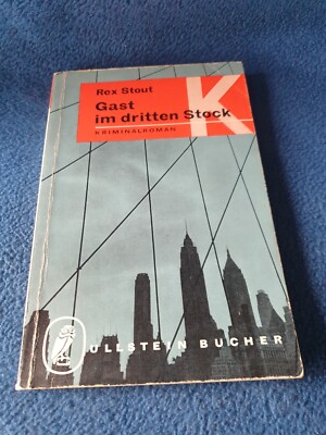 Gast im dritten Stock Rex Stout Buch