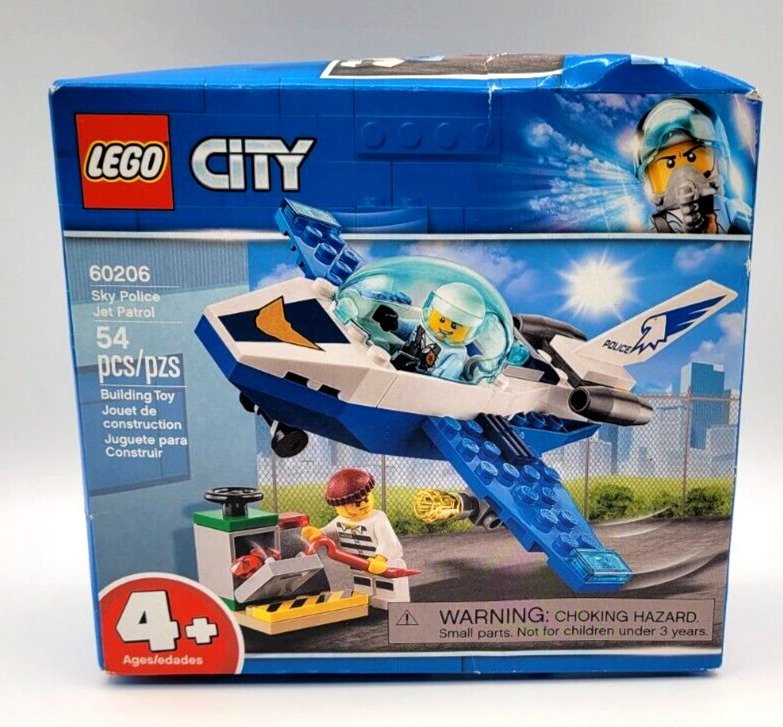 LEGO 2019 (NEW) City / Town Sky Police Jet Patrol Plane (SEALED BOX) Set 60206