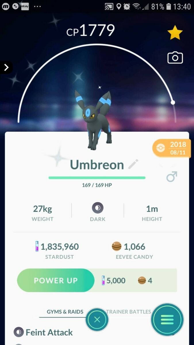 Umbreon (Pokémon) - Pokémon GO