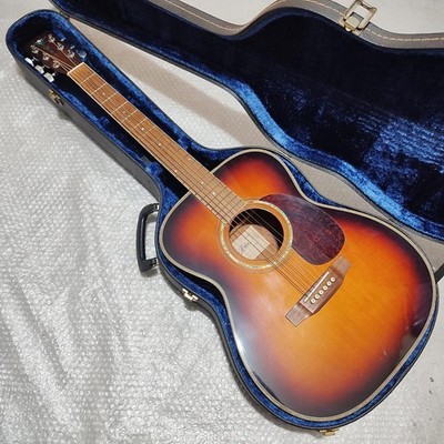 ARIA ADF-380BS 000-Style Style Size Top Solid Acoustic Guitar With Hard Case