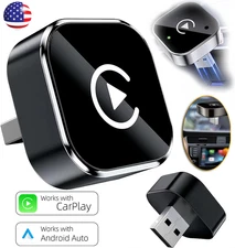 2-in-1 Wireless Apple CarPlay / Android Auto Adapter USB Plug&Play Dongle NEW