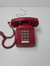 Cortelco 250047-VBA-20M Desk Corded Telephone W/ Volume - Red