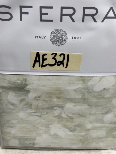Sferra Pittore Lunga Graffetta Raso di Cotone Floreale King Sham Nuovo - Foto 3 di 6